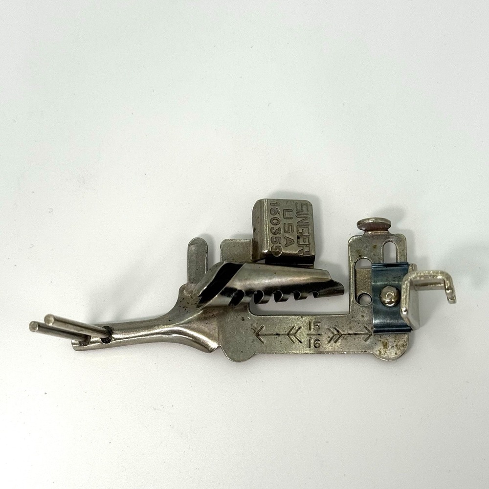 VTG 1900s Singer‎ Sewing Machine Attachment 160359 USA Hemmer Binder Foot Tool